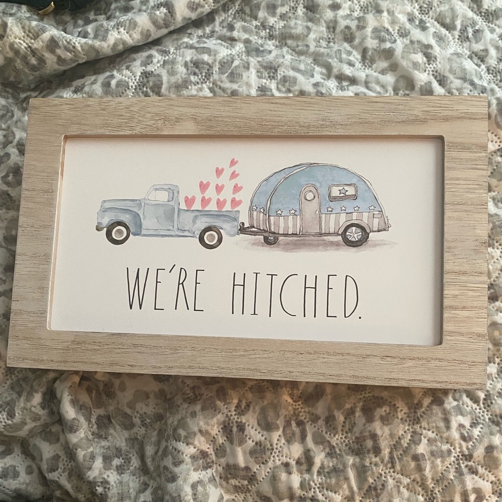 Brand new Rae Dunn “we’re hitched” sign!